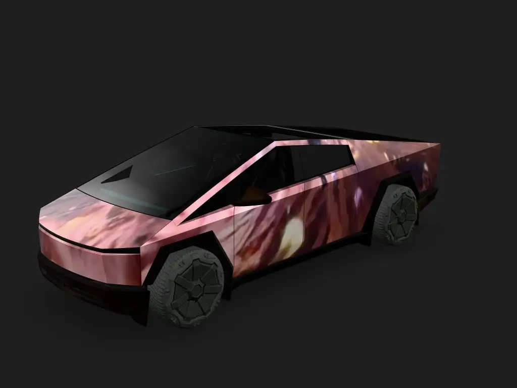 DIY Sticker Tesla Cybertruck wrap - DIY Sticker...