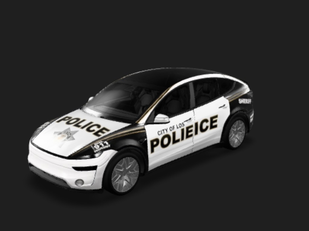 警车Model Y Tesla Model Y L wrap - 美国警车...