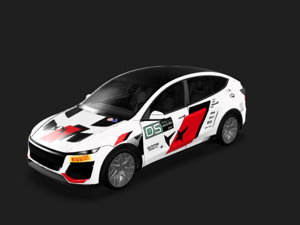 跟参考图中的车的涂装一致