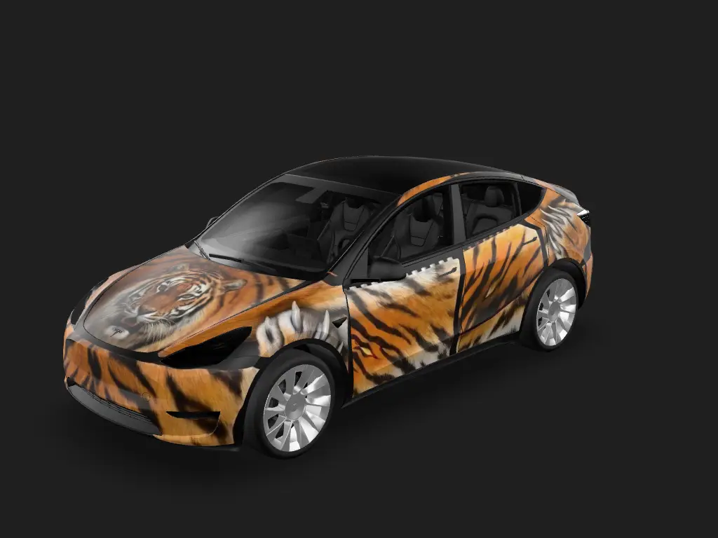 DIY Sticker Tesla 自定义 wrap - DIY Sticker...