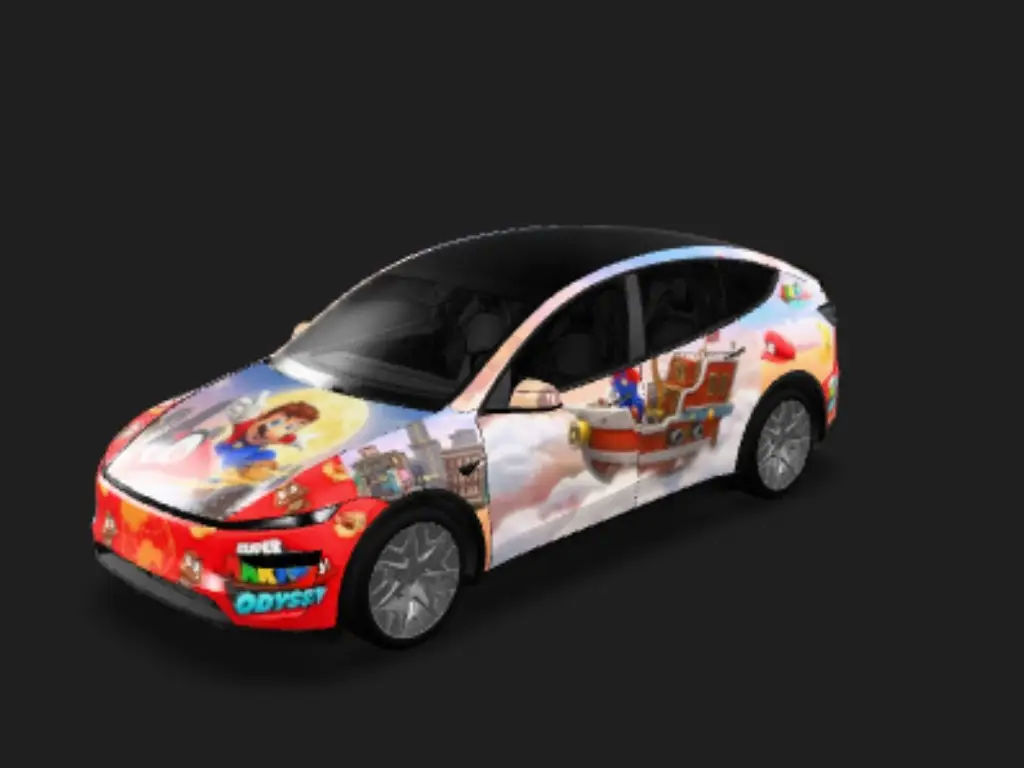奥德赛Y Tesla Model Y L wrap - Super Mario Odyssey...