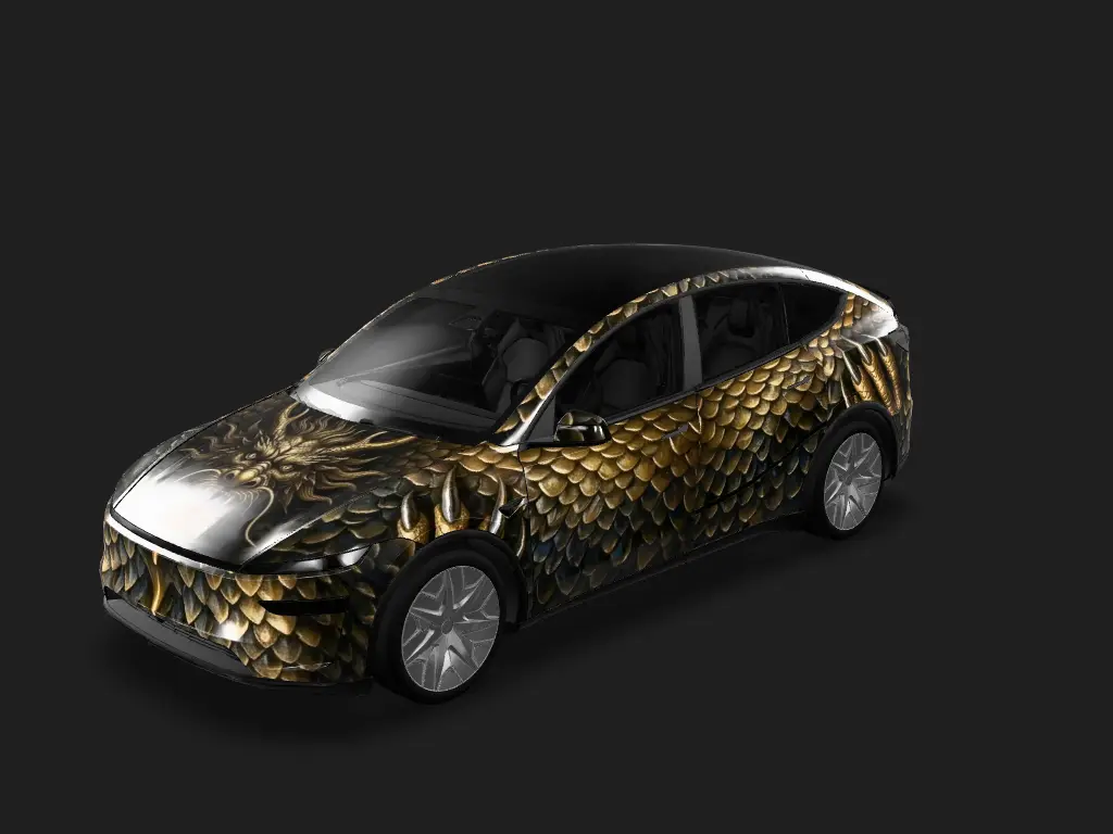 DIY Sticker Tesla 自定义 wrap - DIY Sticker...