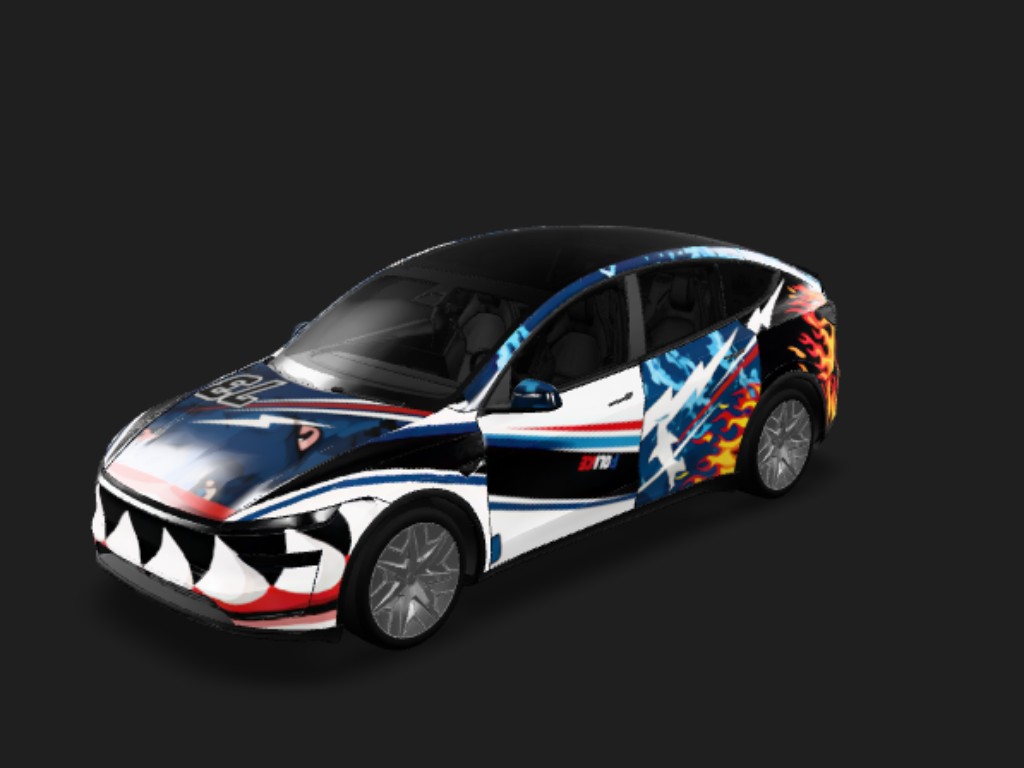 DIY Sticker Tesla Model Y L wrap - DIY Sticker...