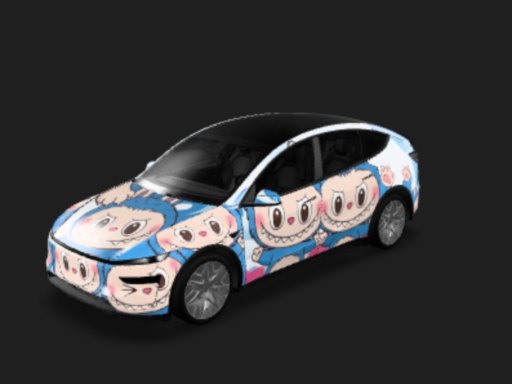 萌趣布布 Y Tesla Model Y L wrap - 拉布布涂装...