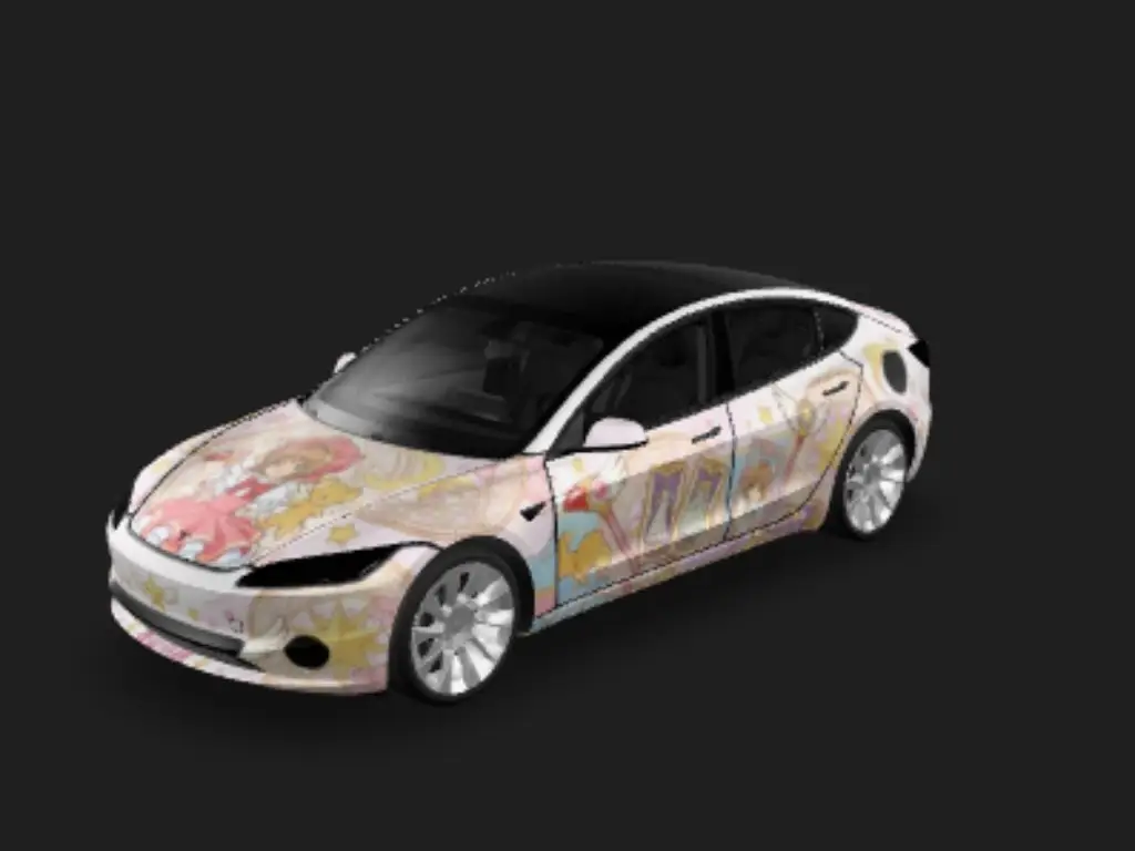 百变樱梦 Tesla Model 3 焕新版 wrap - 百变小樱...